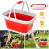 Collapsible Fruit Basket 10L Vegetable Sink Storage Basin Tub Space Saving