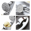 Garlic Press Crusher Mincer Chopper Peeler Squeeze Cutter Stainless Steel Ginger