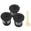 3pcs Coffee Filters; Reusable Coffee Strainers