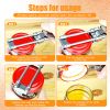 1 Pcs Can Opener Kitchen Breakfast Cooking Lid Remover Manual Jam Jar Bottle Can Opener for Seniors Weak Hands