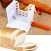 Toast Slicer Bread Slicer Cutting Guide Bagel Loaf Slicer Toast Slicing Machine Folding with Adjustable Thicknesses Bread Cutter