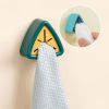 4pcs Kitchen Towel Hooks - Self-Adhesive Towel Holders For Kitchen; Wall-Mounted Kids Hand Towel Hooks; Ideal As Bathroom; Dish Towel Holders