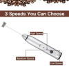 Milk Frother Electric Egg Beater USB Charging Mixer for Coffee Drink Portable