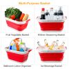 Collapsible Fruit Basket 10L Vegetable Sink Storage Basin Tub Space Saving