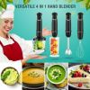 KOIOS 800-Watt/ 12-Speed Immersion Hand Blender, 4-in-1 Set