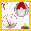 12PCS Christmas Gnome Plush Cutlery Holders Knife Fork Pockets Silverware Holder