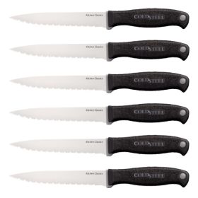 Cold Steel Steak Knives 4.75 in Polymer Handle Set of 6