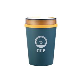 Student Office Worker Breakfast Coffee Milk Tea Cup With Spoon (Color: )