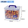 Plastic Fresh-keeping Lunch Box Sealed Food Refrigerator Storage Box Bento Box Microwaveable