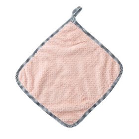 Dish wiping cloth Wholesale dishcloth; pineapple rag; oil free dishcloth; lazy dishcloth; dishcloth; cleaning cloth (colour: Bound Pork Pink)