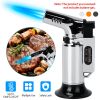 Culinary Butane Torch Lighter Refillable Blow Torch Adjustable Flame Kitchen Cooking BBQ Torch  (Gas Not Included)