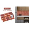 6PCS Peel and Stick Tile Backsplash for Kitchen Wall;  Self Adhesive Backsplash Tile Stickers;  Mosaic Tiles;  3D Brick Wallpaper