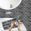 6PCS Peel and Stick Tile Backsplash for Kitchen Wall;  Self Adhesive Backsplash Tile Stickers;  Mosaic Tiles;  3D Brick Wallpaper