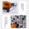 20Pcs Self Adhesive Mosaic Tile Stickers Waterproof Sticky Wallpaper Tile Decals