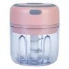 Mini Electric Garlic Chopper 8.45OZ Cordless Garlic Mincer Food Chopper