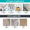 6PCS Peel and Stick Tile Backsplash for Kitchen Wall;  Self Adhesive Backsplash Tile Stickers;  Mosaic Tiles;  3D Brick Wallpaper